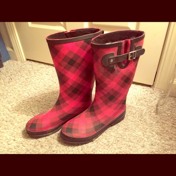 Western Chief Shoes - Red and Black Rain Boots